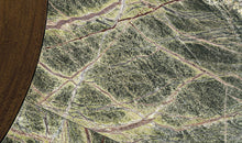 Load image into Gallery viewer, AK47 Design Ercole Rain Marble Forest Green 2000 mm Wood-Burning Fire Pit-The Outdoor Fireplace Store