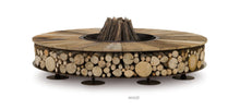 Load image into Gallery viewer, AK47 Design Zero Old Wood 2000 mm Wood-Burning Fire Pit-The Outdoor Fireplace Store