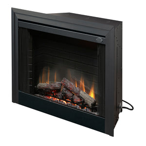 Dimplex 39" Direct-wire Firebox with Brick Herringbone - BF39DXP - The Outdoor Fireplace Store