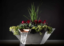 Load image into Gallery viewer, Slick Rock Cascade Square Water and Planter Bowl - The Outdoor Fireplace Store