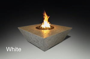 Athena Fireglass Olympus Square Fire Pit Table OSQRFT-4848 - The Outdoor Fireplace Store