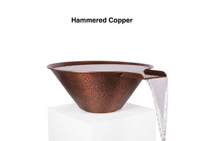 Top Fires 24" Copper Water Bowl OPT-R24CPWO - The Outdoor Fireplace Store