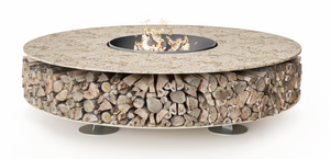 AK47 Design Zero Keramik Arlecchino 1500 mm Wood-Burning Fire Pit - The Outdoor Fireplace Store