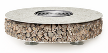 Load image into Gallery viewer, AK47 Design Zero Keramik Bianco Greco 1500 mm Wood-Burning Fire Pit - The Outdoor Fireplace Store