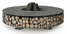 Load image into Gallery viewer, AK47 Design Zero Keramik Nero Ombrato 2000 mm Wood-Burning Fire Pit - The Outdoor Fireplace Store