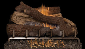 Superior Outdoor Gas Burner System Giant Timbers 24" VF Logs Concrete - The Outdoor Fireplace Store