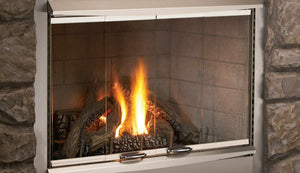 Superior 42" Stainless Steel Outdoor Natural Gas Fireplace VRE4342 - The Outdoor Fireplace Store