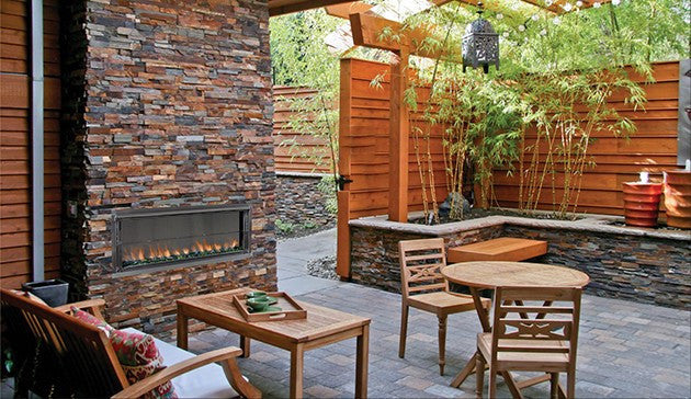 Superior 43 Linear Outdoor Vent-Free Electronic Ignition Fireplace VR –  The Outdoor Fireplace Store