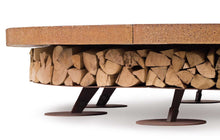Load image into Gallery viewer, AK47 Design Ercole Concrete Brown 2000 mm Wood-Burning Fire Pit-The Outdoor Fireplace Store