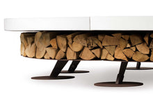 Load image into Gallery viewer, AK47 Design Ercole Concrete White 2000 mm Wood-Burning Fire Pit-The Outdoor Fireplace Store