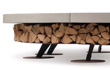 Load image into Gallery viewer, AK47 Design Ercole Concrete Basic Grey 2500 mm Wood-Burning Fire Pit-The Outdoor Fireplace Store
