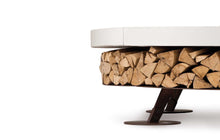 Load image into Gallery viewer, AK47 Design Ercole Concrete White 1200 mm Wood-Burning Fire Pit-The Outdoor Fireplace Store