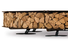 Load image into Gallery viewer, AK47 Design Zero Old Wood 3000 mm Wood-Burning Fire Pit-The Outdoor Fireplace Store