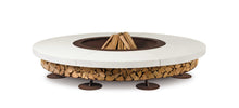 Load image into Gallery viewer, AK47 Design Ercole Concrete White 2500 mm Wood-Burning Fire Pit-The Outdoor Fireplace Store