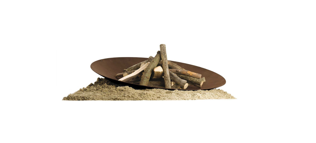 AK47 Design Discolo Corten Natural 1200 mm Wood-Burning Fire Pit-The Outdoor Fireplace Store