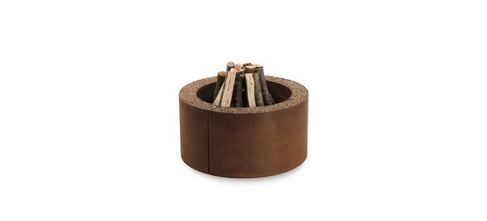 AK47 Design Mangiafuoco Vintage Brown 800 mm Wood-Burning Fire Pit-The Outdoor Fireplace Store