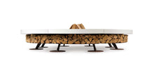 Load image into Gallery viewer, AK47 Design Ercole Concrete White 2500 mm Wood-Burning Fire Pit-The Outdoor Fireplace Store