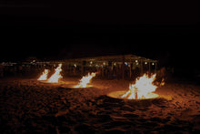 Load image into Gallery viewer, AK47 Design Hole Corten Natural 700 mm Wood-Burning Fire Pit-The Outdoor Fireplace Store