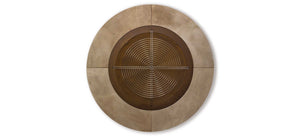 AK47 Design Rondo Santafiora Trachyte Stone 2060 mm Wood-Burning Fire Pit-The Outdoor Fireplace Store
