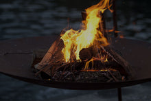 Load image into Gallery viewer, AK47 Design Tripee Oxidized Steel Wood Burning Fire Pit-The Outdoor Fireplace Store