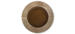 AK47 Design Rondo Santafiora Trachyte Stone 2060 mm Wood-Burning Fire Pit-The Outdoor Fireplace Store