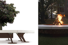 Load image into Gallery viewer, AK47 Design Ercole Concrete White 2000 mm Wood-Burning Fire Pit-The Outdoor Fireplace Store
