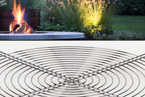 AK47 Design Ercole Concrete Basic Grey 2500 mm Wood-Burning Fire Pit-The Outdoor Fireplace Store