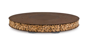 AK47 Design Zero Corten Natural 3000 mm Wood-Burning Fire Pit-The Outdoor Fireplace Store