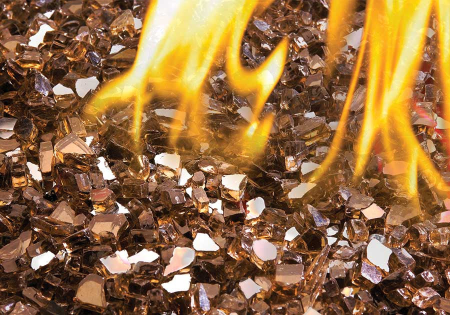 Napoleon Amber Glass Embers Media Kit MKGA - The Outdoor Fireplace Store