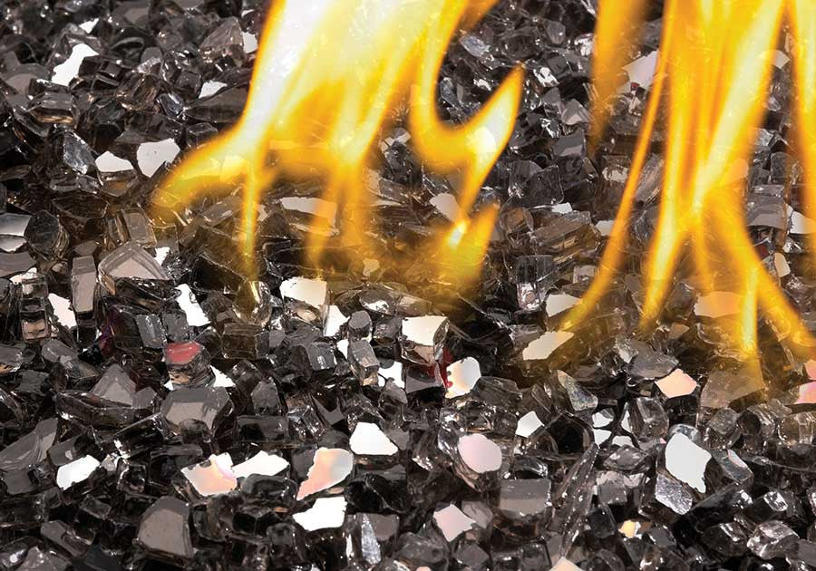 Napoleon Black Glass Embers Media Kit MKGK - The Outdoor Fireplace Store
