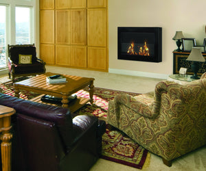 Anywhere Fireplace SoHo Indoor Wall Mount - Satin Black - The Outdoor Fireplace Store
