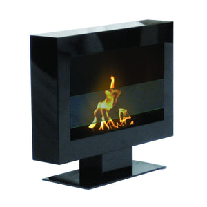 Anywhere Fireplace Tribeca II Indoor/Outdoor Floor Standing - Black - The Outdoor Fireplace Store