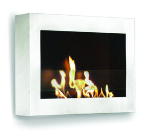 Anywhere Fireplace SoHo Indoor Wall Mount - White High Gloss - The Outdoor Fireplace Store