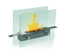 Anywhere Fireplace Metropolitan Indoor Table Top - Stainless Steel - The Outdoor Fireplace Store