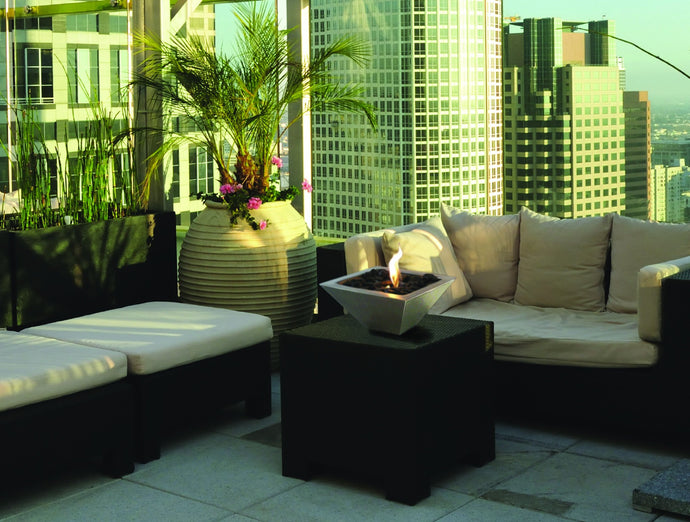 Anywhere Fireplace Empire Indoor/Outdoor Fireplace - Stainless Steel - The Outdoor Fireplace Store