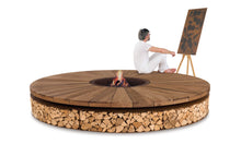 Load image into Gallery viewer, AK47 Design Artu&#39; Wood-Burning Fire Pit-The Outdoor Fireplace Store