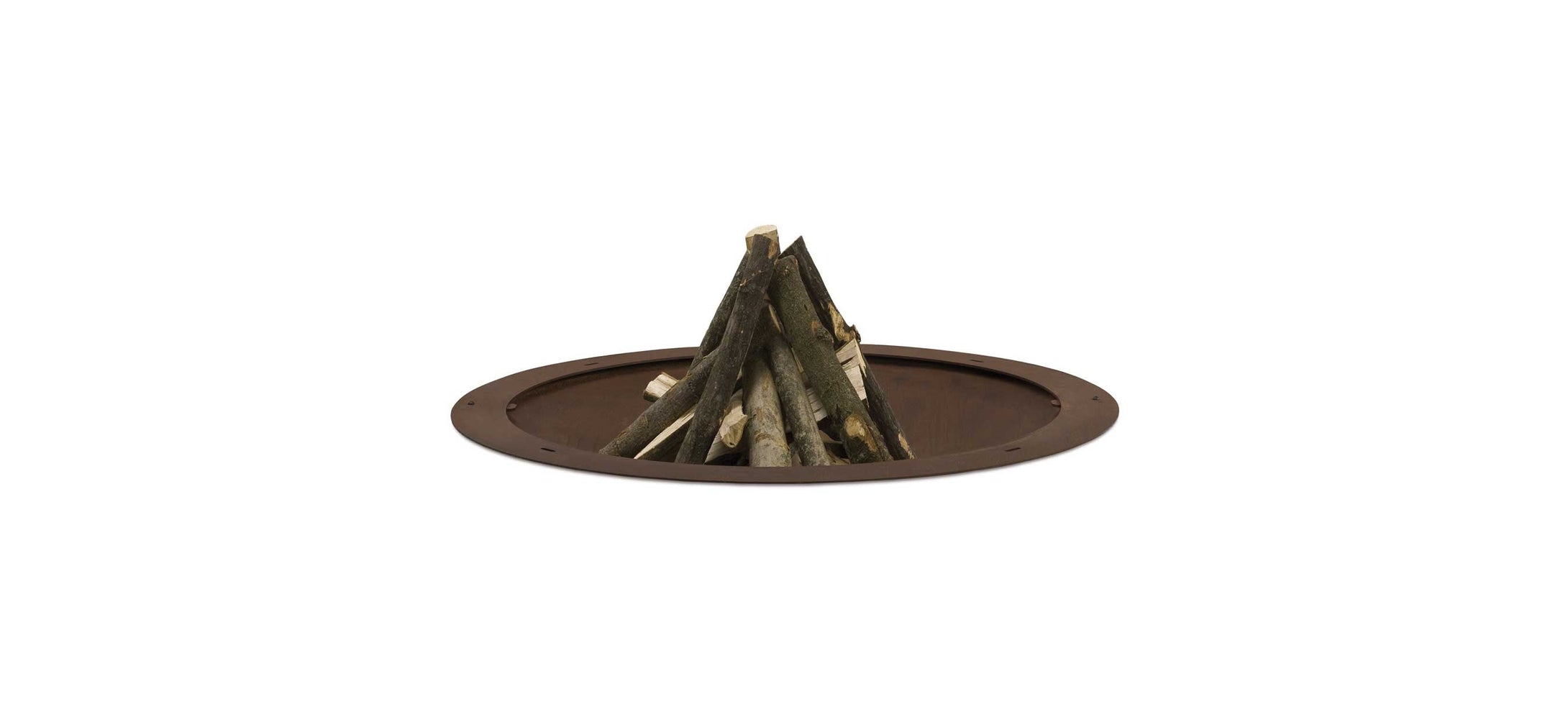 AK47 Design Hole Corten Natural 1360 mm Wood-Burning Fire Pit-The Outdoor Fireplace Store