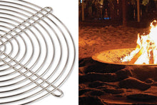Load image into Gallery viewer, AK47 Design Hole Corten Natural 1360 mm Wood-Burning Fire Pit-The Outdoor Fireplace Store