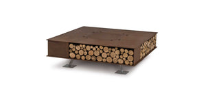 AK47 Design Toast Corten Natural 1600 mm Wood-Burning Fire Pit-The Outdoor Fireplace Store