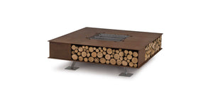 AK47 Design Toast Black 1250 mm Wood-Burning Fire Pit-The Outdoor Fireplace Store