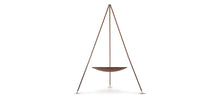 Load image into Gallery viewer, AK47 Design Tripee Oxidized Steel Wood Burning Fire Pit-The Outdoor Fireplace Store