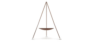 AK47 Design Tripee Oxidized Steel Wood Burning Fire Pit-The Outdoor Fireplace Store