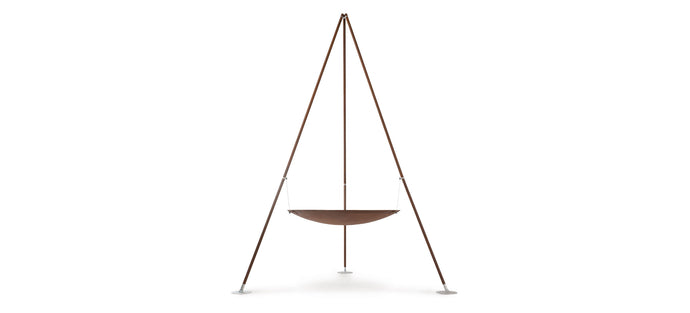 AK47 Design Tripee Oxidized Steel Wood Burning Fire Pit-The Outdoor Fireplace Store