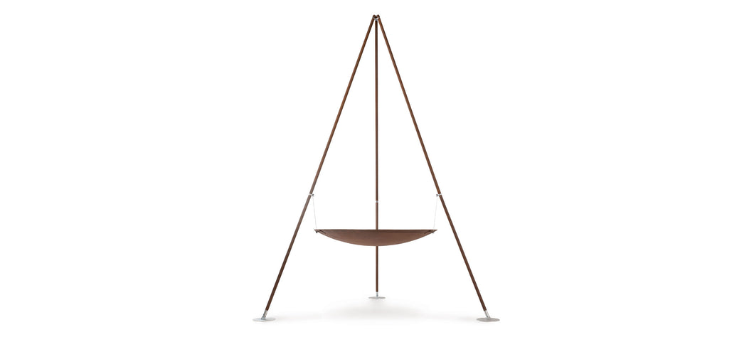 AK47 Design Tripee Oxidized Steel Wood Burning Fire Pit-The Outdoor Fireplace Store