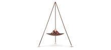 Load image into Gallery viewer, AK47 Design Tripee Oxidized Steel Wood Burning Fire Pit-The Outdoor Fireplace Store