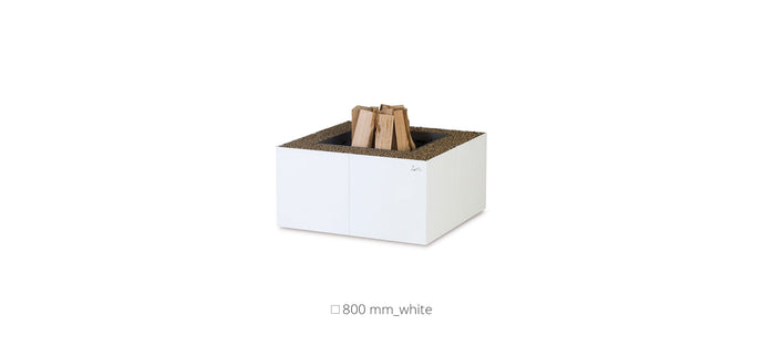 AK47 Design Dado White 800 mm Wood-Burning Fire Pit-The Outdoor Fireplace Store