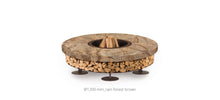 Load image into Gallery viewer, AK47 Design Ercole Marble Rain Forest Brown 1200 mm Wood-Burning Fire Pit-The Outdoor Fireplace Store