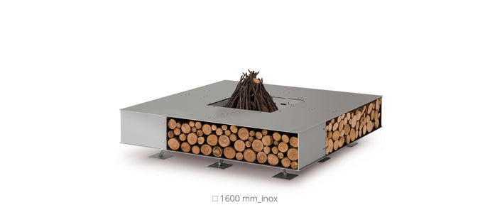 AK47 Design Toast Inox 1600 mm Wood-Burning Fire Pit-The Outdoor Fireplace Store