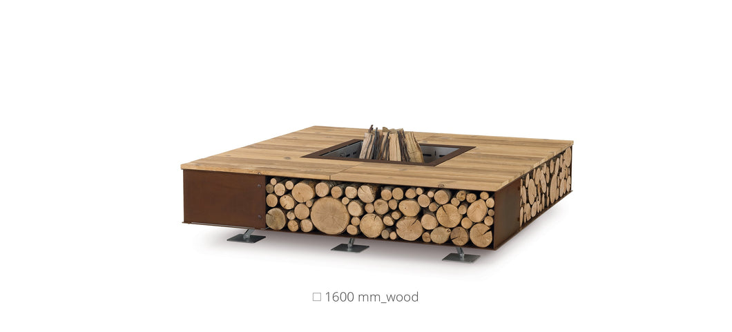 AK47 Design Toast Wood 1600 mm Wood-Burning Fire Pit-The Outdoor Fireplace Store
