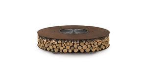 AK47 Design Zero Vintage Brown 1000 mm Wood-Burning Fire Pit-The Outdoor Fireplace Store